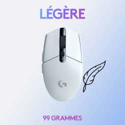 SOURIS GAMING LOGITECH - G305 LIGHTSPEED WIRELESS - WHITE