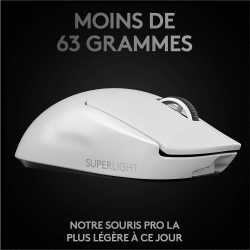 SOURIS LOGITECH - PRO X SUPERLIGHT WIRELESS GAMING - WHITE