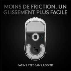 SOURIS LOGITECH - PRO X SUPERLIGHT WIRELESS GAMING - WHITE