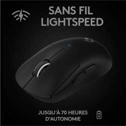 SOURIS LOGITECH - PRO X SUPERLIGHT WIRELESS GAMING - BLACK