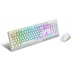 PACK CLAVIER SOURIS MSI VIGOR GK30 COMBO WHITE FR