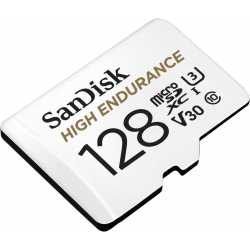 CARTE MICRO SDXC SDSANDISK HIGH ENDURANCE UHS I U3 V30 128 GO ADAPTATEUR SD