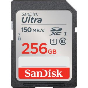 CARTE MEMOIRE SANDISK - SDXC ULTRA 256GB 150MB/S