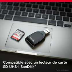 CARTE MEMOIRE SANDISK - SDXC ULTRA 256GB 150MB/S