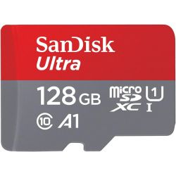 CARTE MEMOIRE SANDISK - MICROSDXC MOBIL ULTRA 128GB 140MB/S UHS-I ADAP