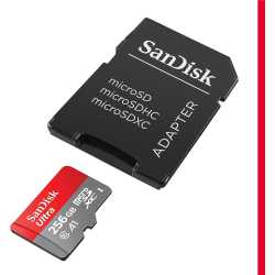 CARTE MEMOIRE SANDISK - MICROSDXC MOBIL ULTRA 128GB 140MB/S UHS-I ADAP