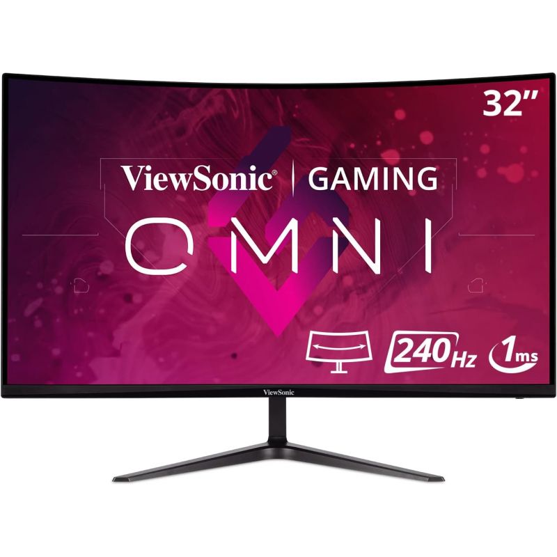 ECRAN GAMING INCURVEE VIEWSONIC VX3219-PC-MHD 32 POUCES/ 1080P / 240HZ / VA  / HP / ADAPTATIVE SYNC