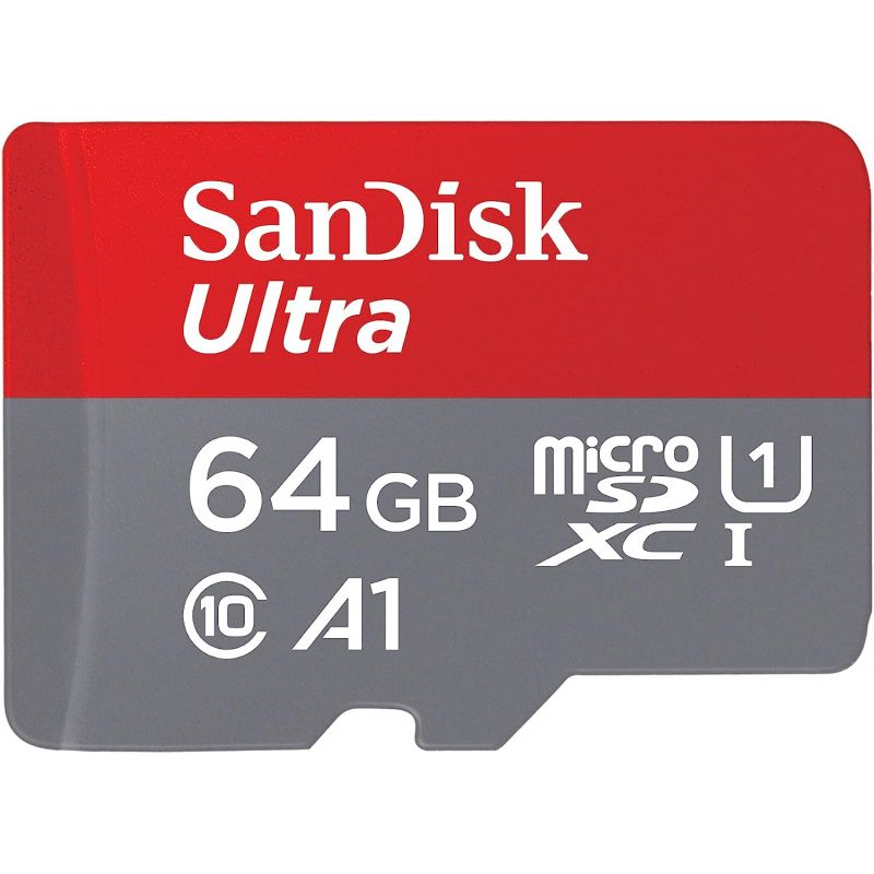 CARTE MEMOIRE SANDISK - MICROSDXC MOBIL ULTRA 64GB 140MB/S UHS-I ADAPT