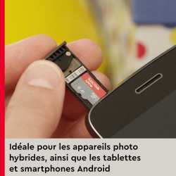 CARTE MEMOIRE SANDISK - MICROSDXC MOBIL ULTRA 64GB 140MB/S UHS-I ADAPT