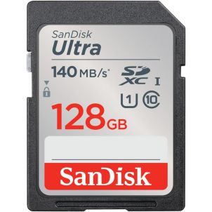 CARTE MEMOIRE SANDISK - SDXC ULTRA 128GB 140MB/S