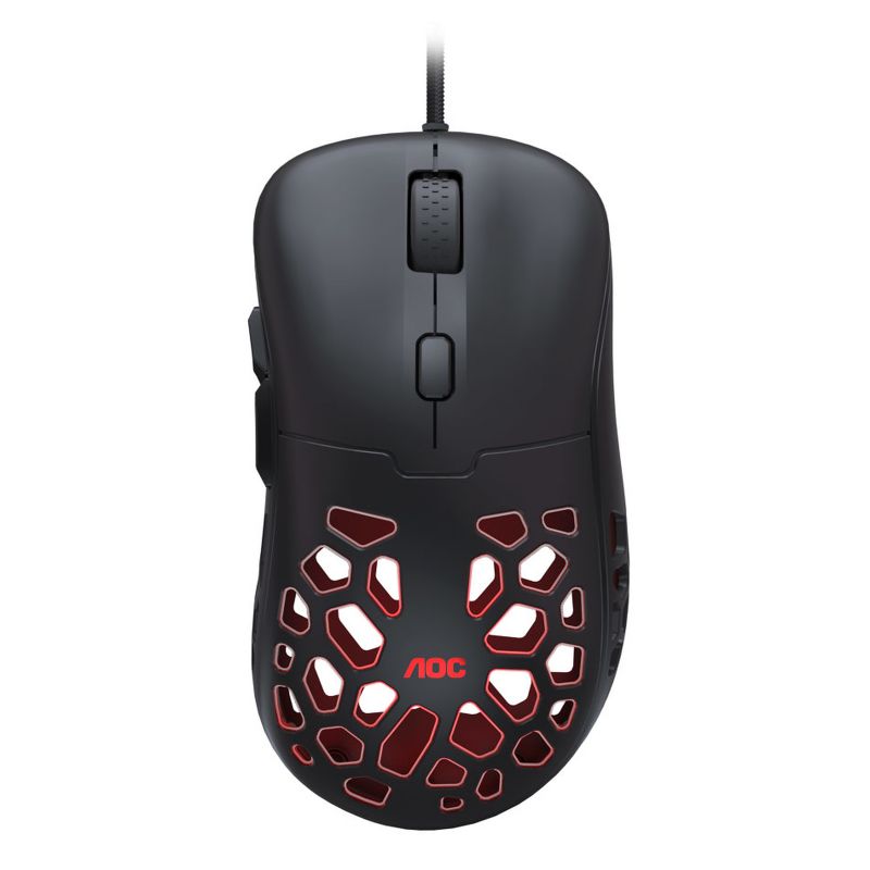 SOURIS GAMING FILAIRE AOC GM510B - 16000DPI - RGB -SWITCH KAILH