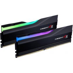 DDR 5 6400 MHZ G.SKILL TRIDENT Z5 RGB 32 GO (2 X 16 GO)CL32 - NOIR (F5-6400J3239G16GX2-TZ5RK)