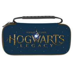 SACOCHE XL POUR SWITCH ET SWITCH OLED- HARRY POTTER - HOGWARTS LEGACY FOND BLEU+GROS LOGO