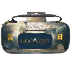 SACOCHE XL POUR SWITCH ET SWITCH OLED- HARRY POTTER - HOGWARTS LEGACY FOND BLEU+GROS LOGO