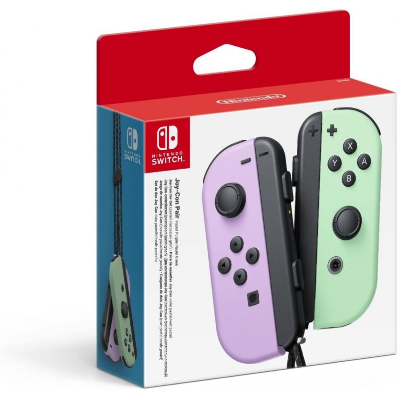 MANETTE JOY-CON X2 - PASTEL VIOLET /PASTEL VERT SWITCH