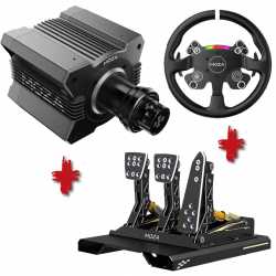 BUNDLE MOZA R12 DIRECT DRIVE + CS V2 STEERING WHEEL + PEDALIER CR-P