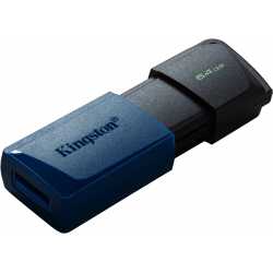 CLE USB 64 GO KINGSTON 3.2 GEN 1 DATATRAVELER EXODIA M -BLACK / BLUE