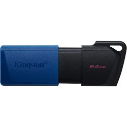 CLE USB 64 GO KINGSTON 3.2 GEN 1 DATATRAVELER EXODIA M -BLACK / BLUE