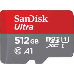 CARTE MEMOIRE SANDISK - MICROSDXC MOBIL ULTRA 512GB 150MB/S UHS-I ADAP