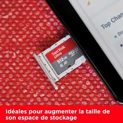 CARTE MEMOIRE SANDISK - MICROSDXC MOBIL ULTRA 512GB 150MB/S UHS-I ADAP