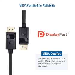 CABLE DISPLAYPORT 1.4 M/M - 1M80