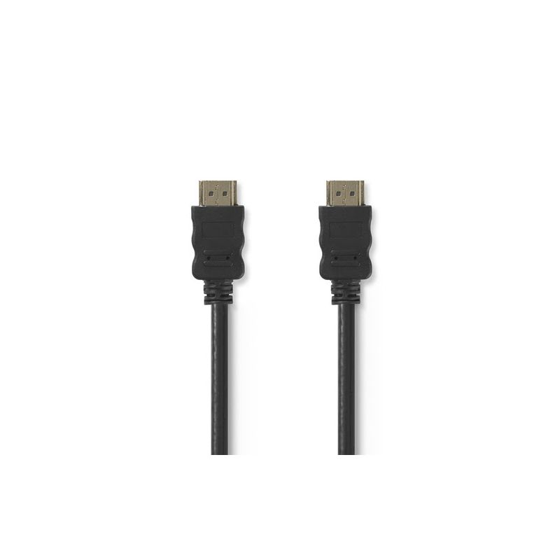 CABLE HDMI 1.4 - 2M / 4K HAUTE VITESSE - NOIR - BOITE NEDIS