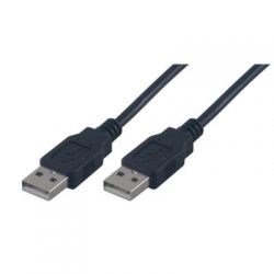 CABLE USB 2.0 AA MALE/MALE - 2M (NO NAME)