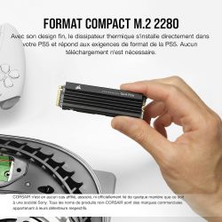 SSD NVME CORSAIR MP600 PRO M.2 2 TO (2000 GO) PCI EXPRESS 4.0 3D TLC NAND