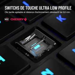 CLAVIER CORSAIR K100 AIR WIRELESS (CHERRY MX ULTRA LOW PROFILE)