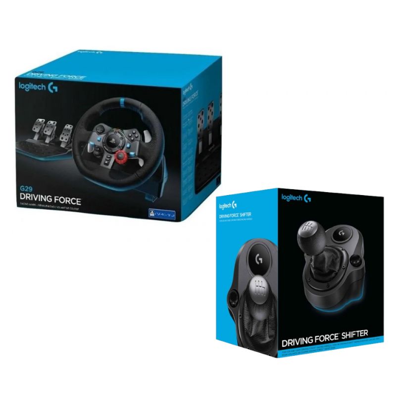 BUNDLE LOGITECH VOLANT G29 + SHIFTER LOGITECH