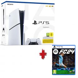 CONSOLE PS5 SLIM 1000 GO (1TO) + FC 24 PS5