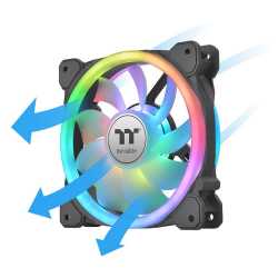 VENTILATEUR BOITIER THERMALTAKE SWAFAN 12 RGB PREMIUM EDITION 3 PACK