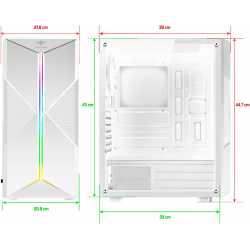 BOITIER SOG CLONE III (3) WHITE ARGB
