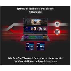 PC PORTABLE 15.6 POUCES GAMING ACER NITRO 5 AN515-58-57GFFULL HD 144HZ / 4060 RTX / I5 12450H / 512 GO NVME /