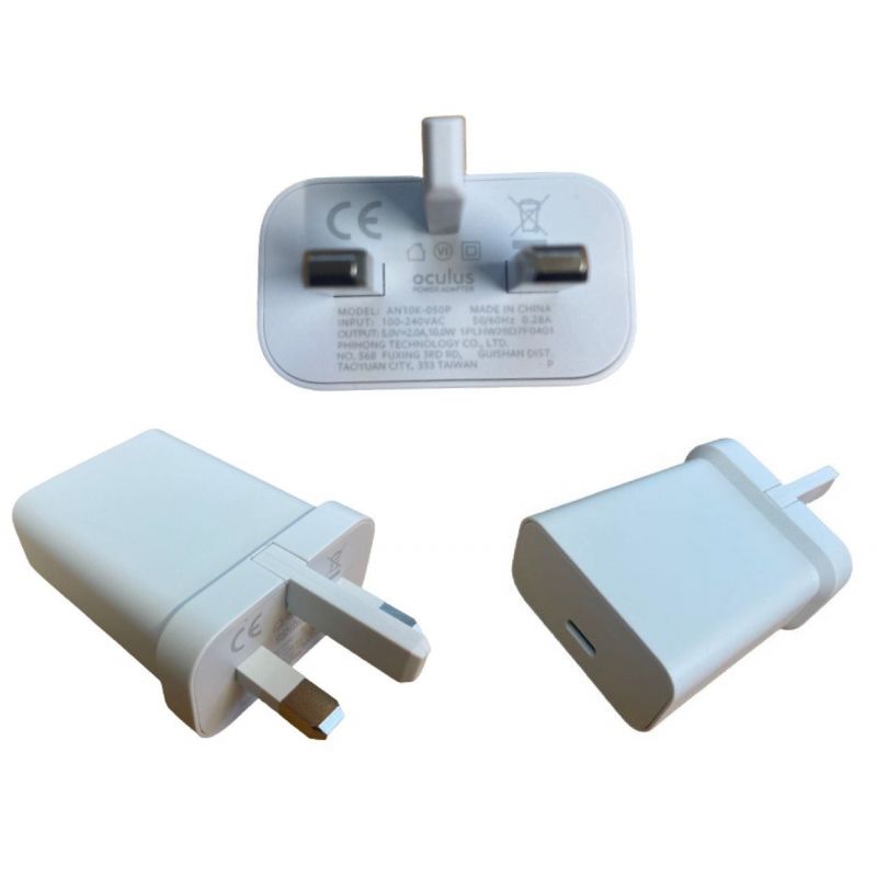 ADAPTATEUR OCULUS OFFICIAL USB-C 3-PIN PLUG