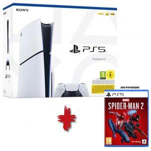 CONSOLE PS5 SLIM 1TO +SPIDER-MAN 2 PS5