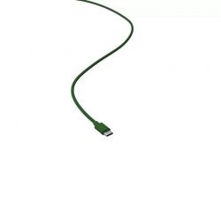 CABLE XTRFY FOREST GREEN, USB-C VERS USB-A, STANDARD, TRESSE