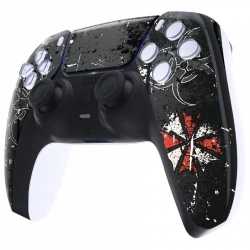 COQUE AVANT MANETTE PS5 BRILLANTE + PAD - BIOHAZARD