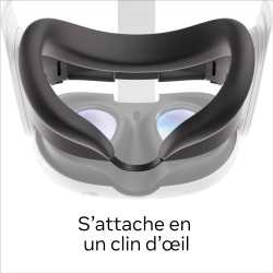 PROTECTION FACIALE META SILICONE QUEST 3