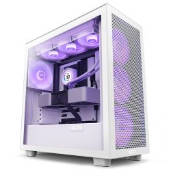 BOITIER NZXT H7 FLOW RGB WHITE