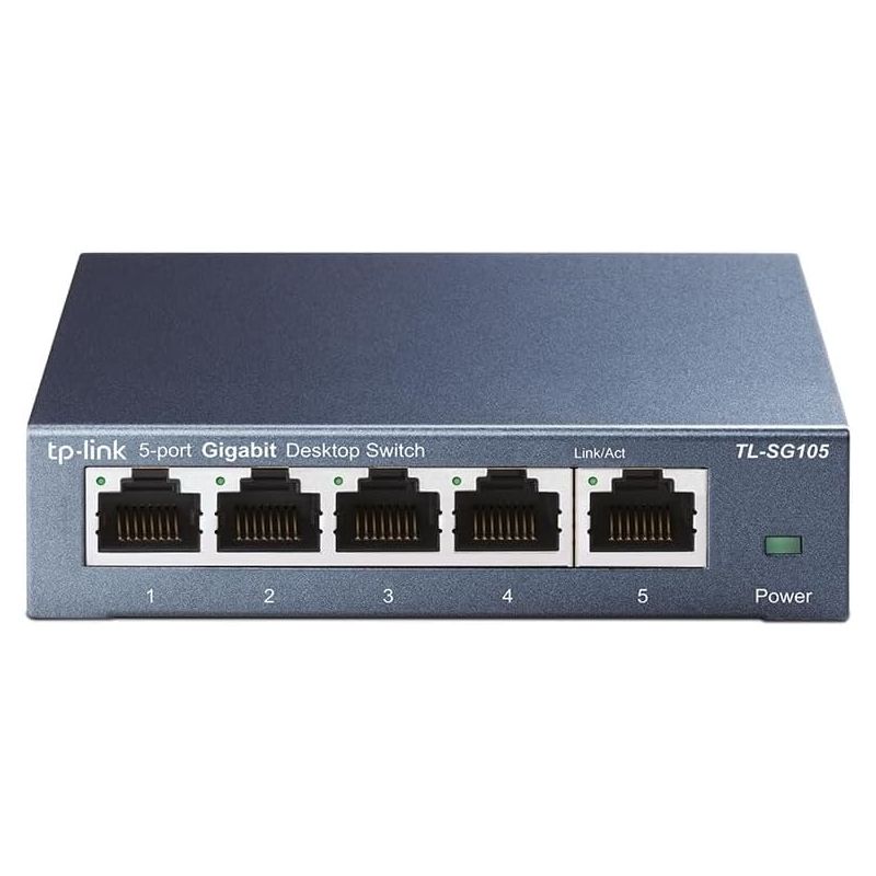 SWITCH TP-LINK TL-SG105 GIGABIT 5 PORTS BOITIER METAL