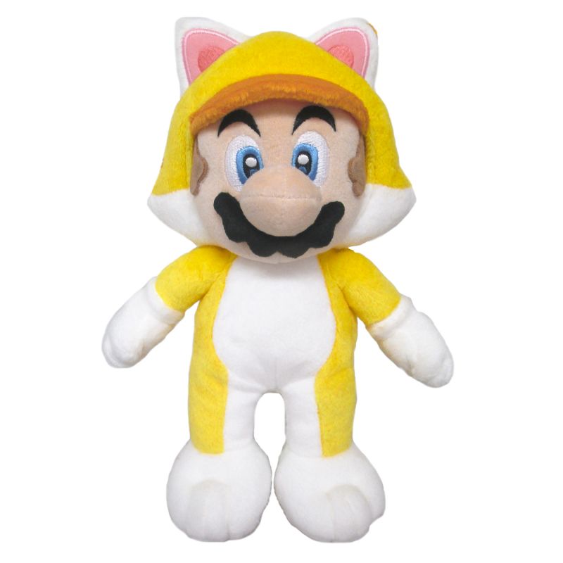 PELUCHE SUPER MARIO NINTENDO 3D LAND TOGETHER ( OFFICIEL PRODUCT ) - MARIO CHAT 24CM