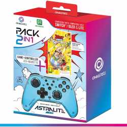 BUNDLE JEU ASTERIX ET OBELIX + MANETTE ASTRALITE RIGEL BLUE (SWITCH) - ONIVERSE