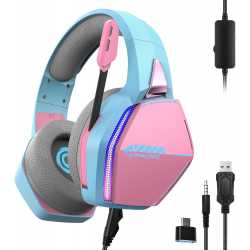 CASQUE GAMING NEBULA ONIVERSE - DIVA PINK (MULTIPLATEFORME)