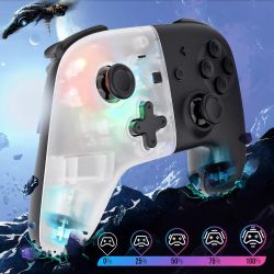 MANETTE ONIPAD SANS FIL BLUETOOTH POUR SWITCH / PC /IOS / ANDROID - WHITE STAR