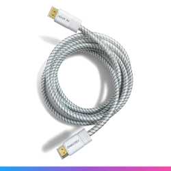 CABLE HDMI 2.1 TRESSE 8K ONIVERSE - BLANC (MULTIPLATEFORME)