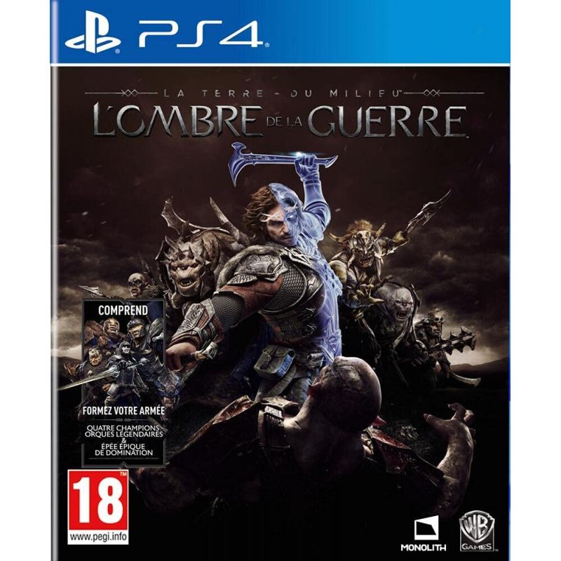 LA TERRE DU MILIEU: L OMBRE DE LA GUERRE PS4