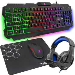 PACK CLAVIER/SOURIS THE G-LAB GAMING COMBO ARGON-E - CASQUE/CLAVIER/SOURIS/TAPIS
