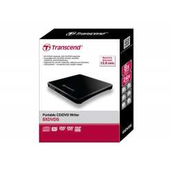 GRAVEUR TRANSCEND USB2 EXTERNE SLIM TS8XDVDS-K NOIR 8X