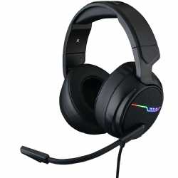 CASQUE THE G-LAB KORP THALLIUM - NOIR/FILAIRE/7.1